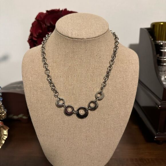 WOMENS JS STAINLESS STEEL 18" necklace - Picture 1 of 3